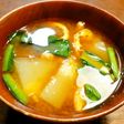 冬瓜、小松菜、薄揚げのお味噌汁