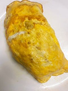 簡単・残った焼き飯からのオムライス-レシピのメイン写真