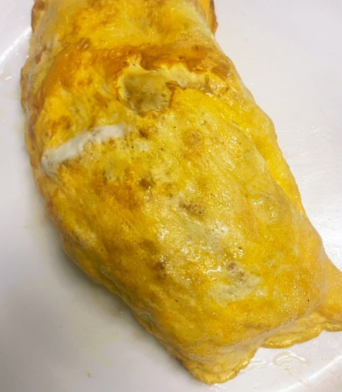 簡単・残った焼き飯からのオムライス-レシピのメイン写真