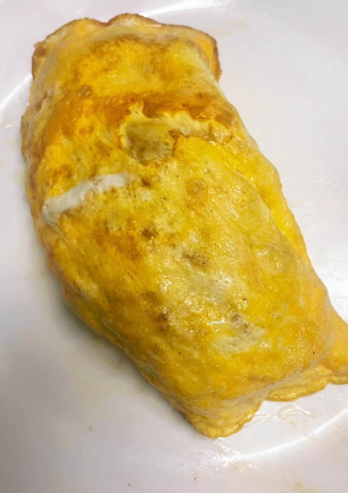 簡単・残った焼き飯からのオムライス-レシピのメイン写真