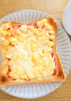 冷凍保存可！簡単ピザトースト-レシピのメイン写真