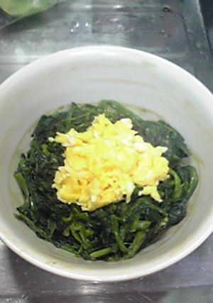 簡単♪ほうれん草のオイマヨサラダ-レシピのメイン写真