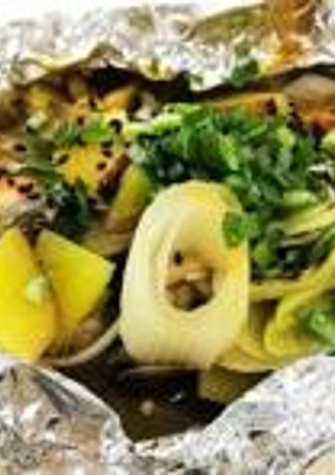 鮭と３種のきのこのホイル焼き-レシピのメイン写真
