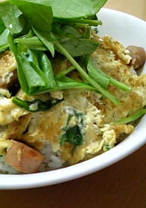 簡単!美味しい!ウインナー丼♪-レシピのメイン写真
