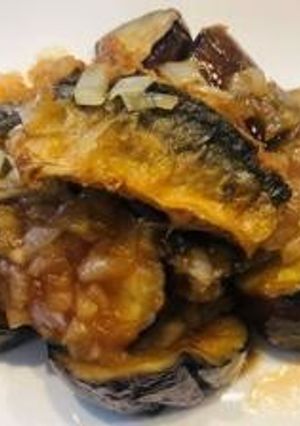秋刀魚と茄子の黒酢南蛮煮-レシピのメイン写真