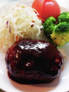 チーズinハンバーグのワンプレート-レシピのメイン写真