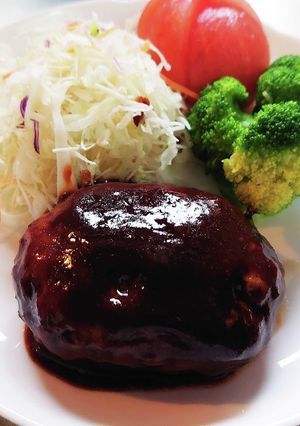 チーズinハンバーグのワンプレート-レシピのメイン写真