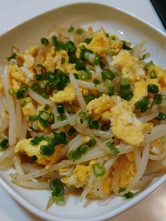 簡単!安い旨いやみつき!もやしと卵炒め♪-レシピのメイン写真