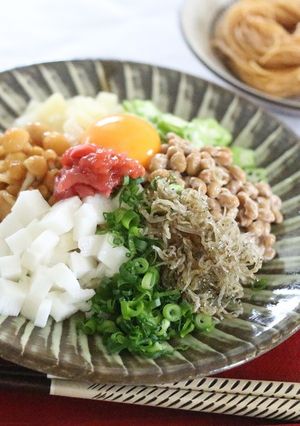 ソイデスリムの納豆とろろまぜ麺-レシピのメイン写真