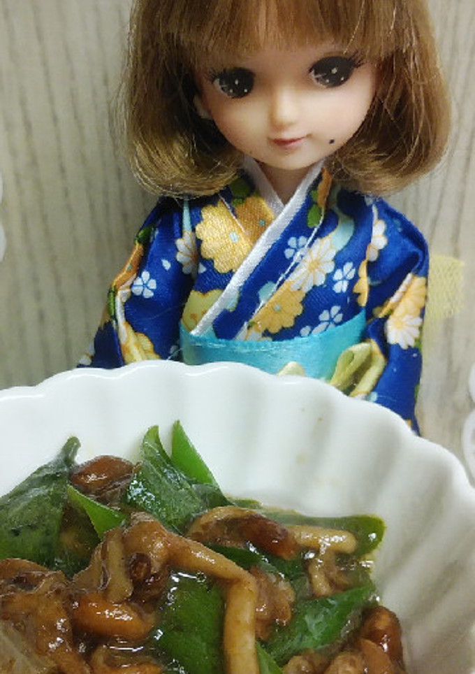 リカちゃん♡長ネギとなめこのトロッと炒め-レシピのメイン写真