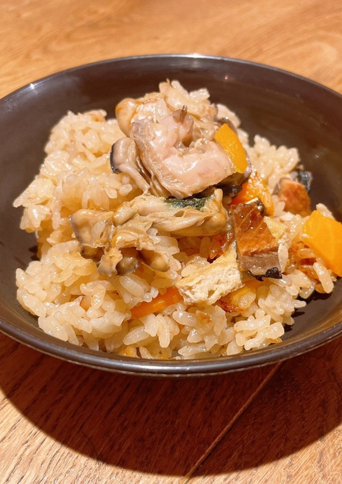 さんまくんと牡蠣の炊き込みご飯-レシピのメイン写真