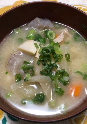 ウマウマねぎすこ豚汁-レシピのメイン写真