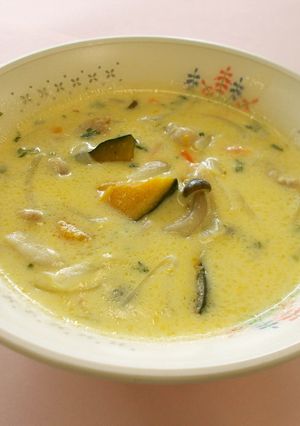 簡単給食 かぼちゃスープ-レシピのメイン写真