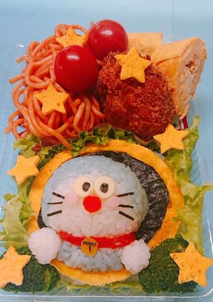 通り抜けフープ♪ドラえもん キャラ弁-レシピのメイン写真