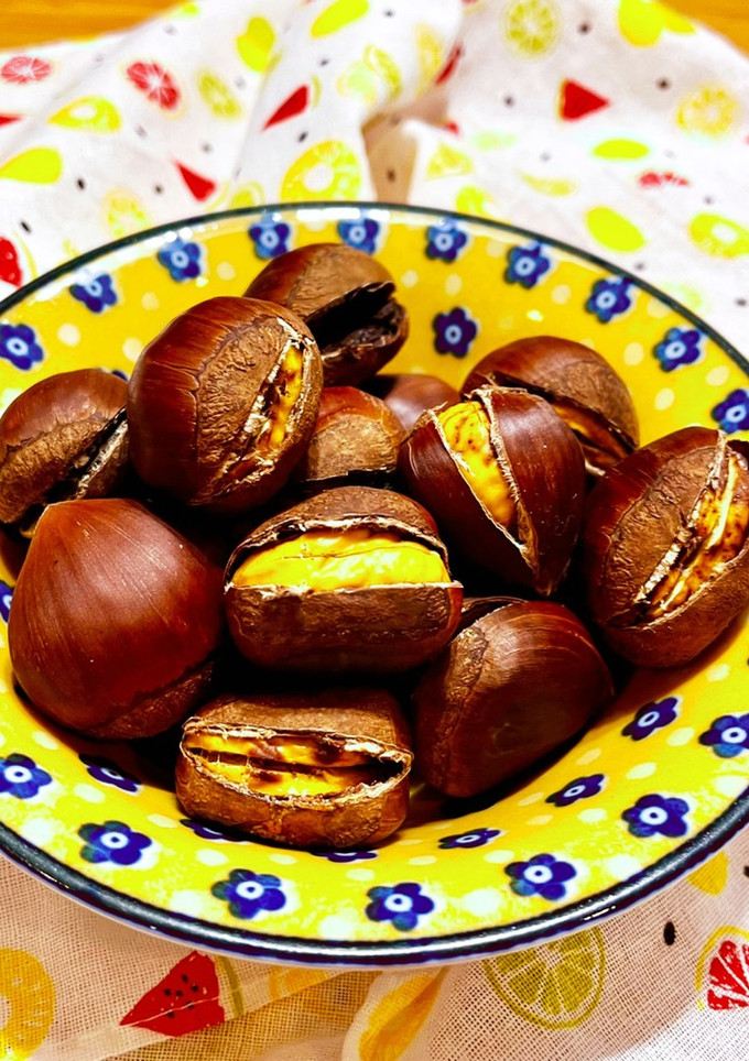 簡単♪美味しい♪ぽろたんの焼き栗-レシピのメイン写真