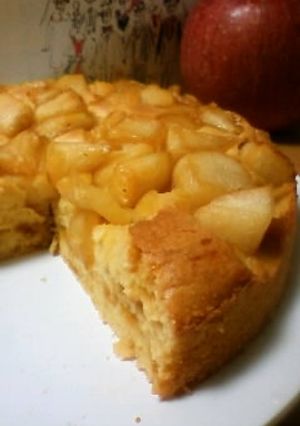 ダブルの食感〜!しっとりアップルケーキ-レシピのメイン写真