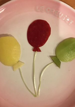 フルーツde風船-レシピのメイン写真