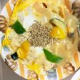 根菜チクワ味噌炒飯味スペイン風オムレツ