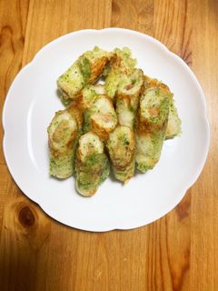 竹輪とベーコンの磯辺揚げ-レシピのメイン写真