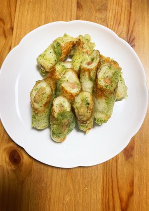 竹輪とベーコンの磯辺揚げ-レシピのメイン写真