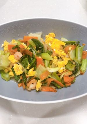 エビと卵の塩炒め-レシピのメイン写真