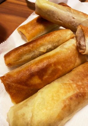 中身はレンジでチン！簡単春巻き☆*。-レシピのメイン写真