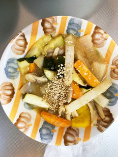 天津飯の餡炒め味豚こま大根青椒肉絲風-レシピのメイン写真