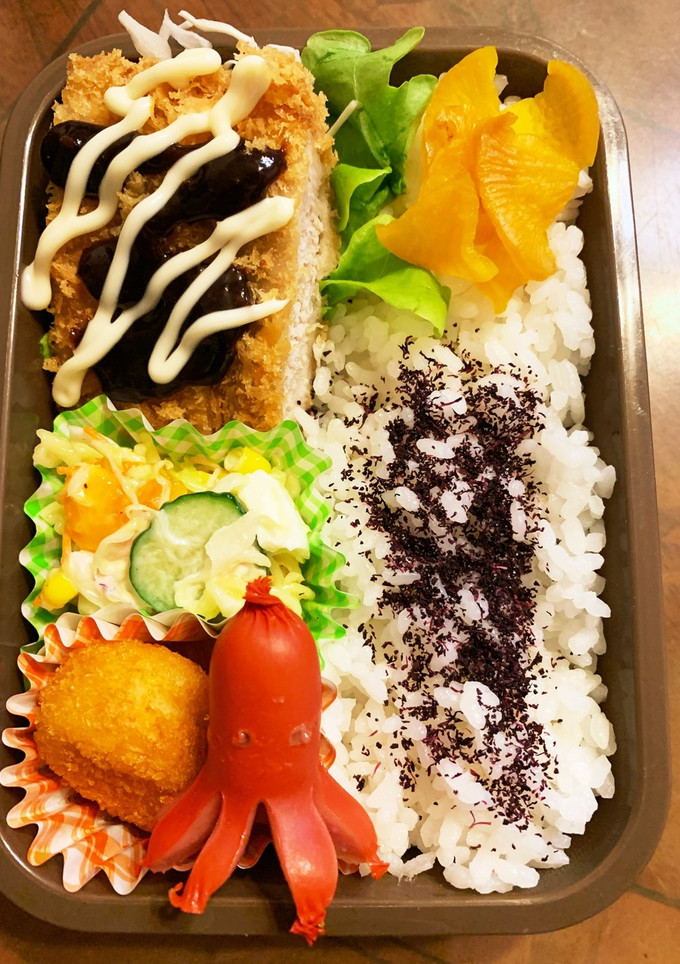 夕飯の残りを…簡単ひとり弁当♪-レシピのメイン写真