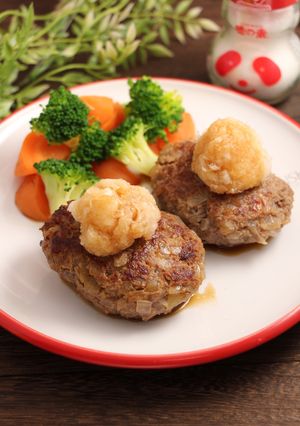 うま味で減塩！ハンバーグ　卵塩パン粉なし-レシピのメイン写真