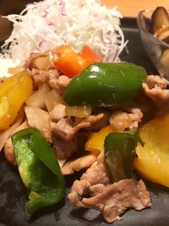豚コマの彩り生姜炒め-レシピのメイン写真