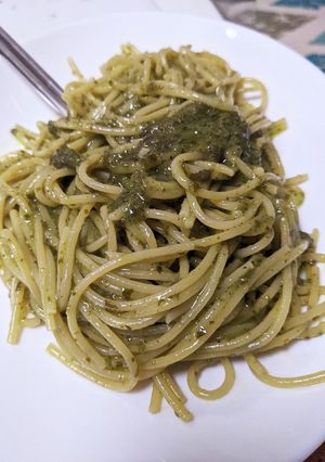 ジェノバ風スパゲッティ(QC・超手抜き)-レシピのメイン写真