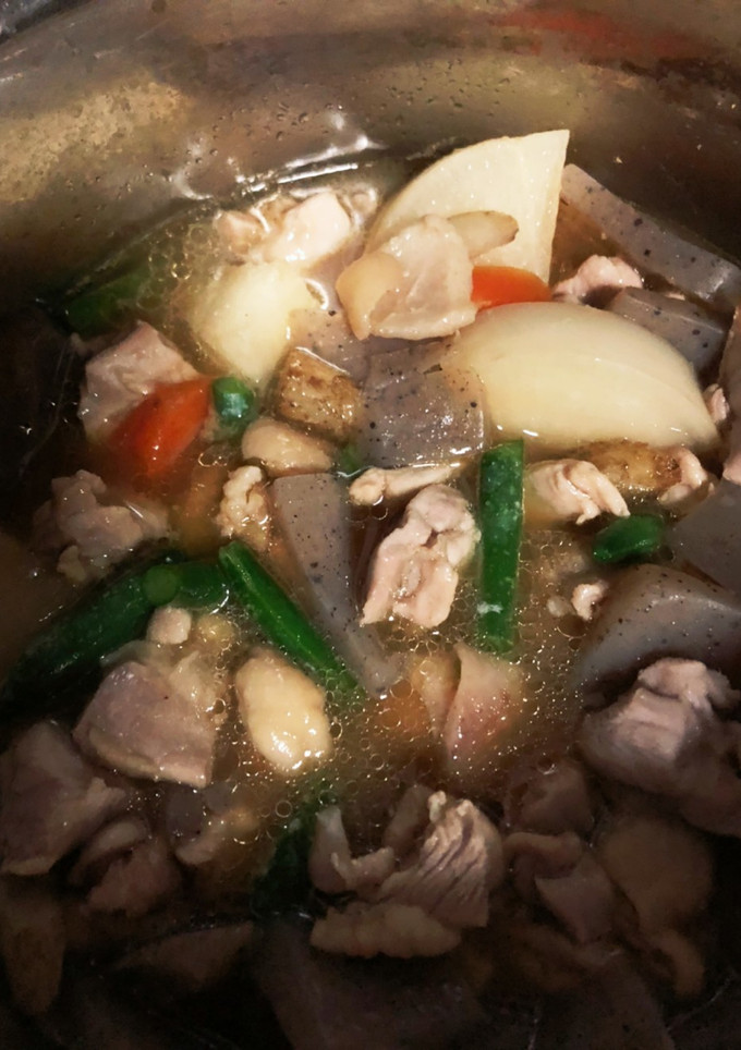 だいこんとごぼうと鶏肉の煮物-レシピのメイン写真