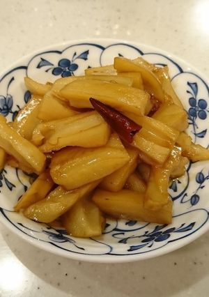 フライパンで簡単☆レンコンの甘辛炒め♪-レシピのメイン写真