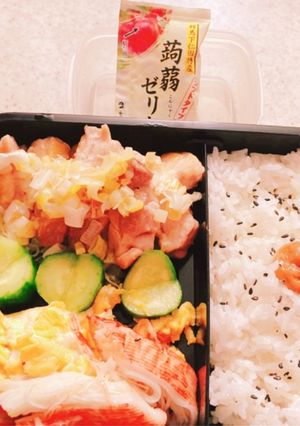 簡単カニカマ卵高校生男子弁当-レシピのメイン写真
