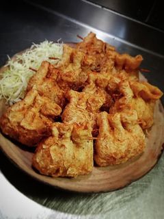 納豆チーズの巾着揚げ❨(@≧↺≦@)❩ノ-レシピのメイン写真