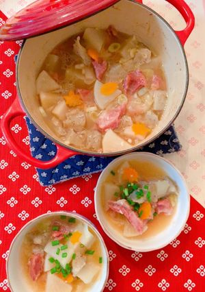 とろとろ牛すじ肉の塩麹煮込み-レシピのメイン写真