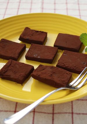 レンジで簡単!お餅の粉で作るチョコもち♪-レシピのメイン写真