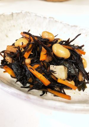 ごもく豆を使って簡単ひじき♪-レシピのメイン写真