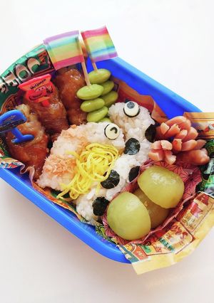 チンアナゴのキャラ弁!! 簡単お弁当♪-レシピのメイン写真