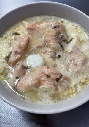 オートミールの鶏雑炊-レシピのメイン写真