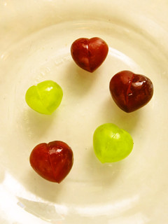 ☺お弁当に☆簡単♪ハート♥のぶどう☺-レシピのメイン写真