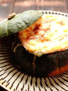 かぼちゃの丸ごとグラタン-レシピのメイン写真