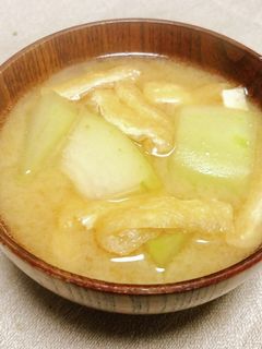 冬瓜のお味噌汁-レシピのメイン写真