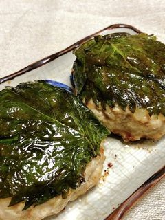 大葉でさっぱり♪ 和風ハンバーグ!-レシピのメイン写真