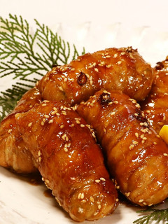 肉巻き餅☆-レシピのメイン写真