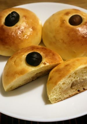 秋の白あんパン-レシピのメイン写真