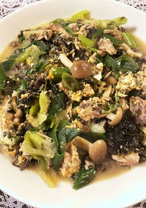 鯖缶の卵とじ-レシピのメイン写真