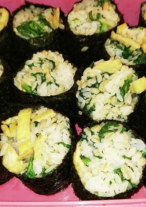 春菊と油揚げの混ぜご飯-レシピのメイン写真