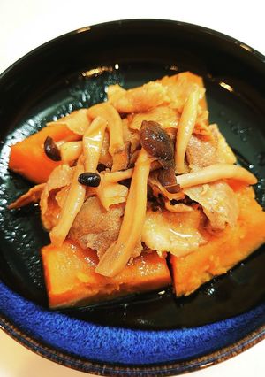 豚バラとかぼちゃの煮物-レシピのメイン写真