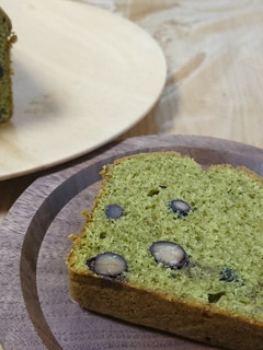バター少なめ!抹茶黒豆パウンドケーキ-レシピのメイン写真